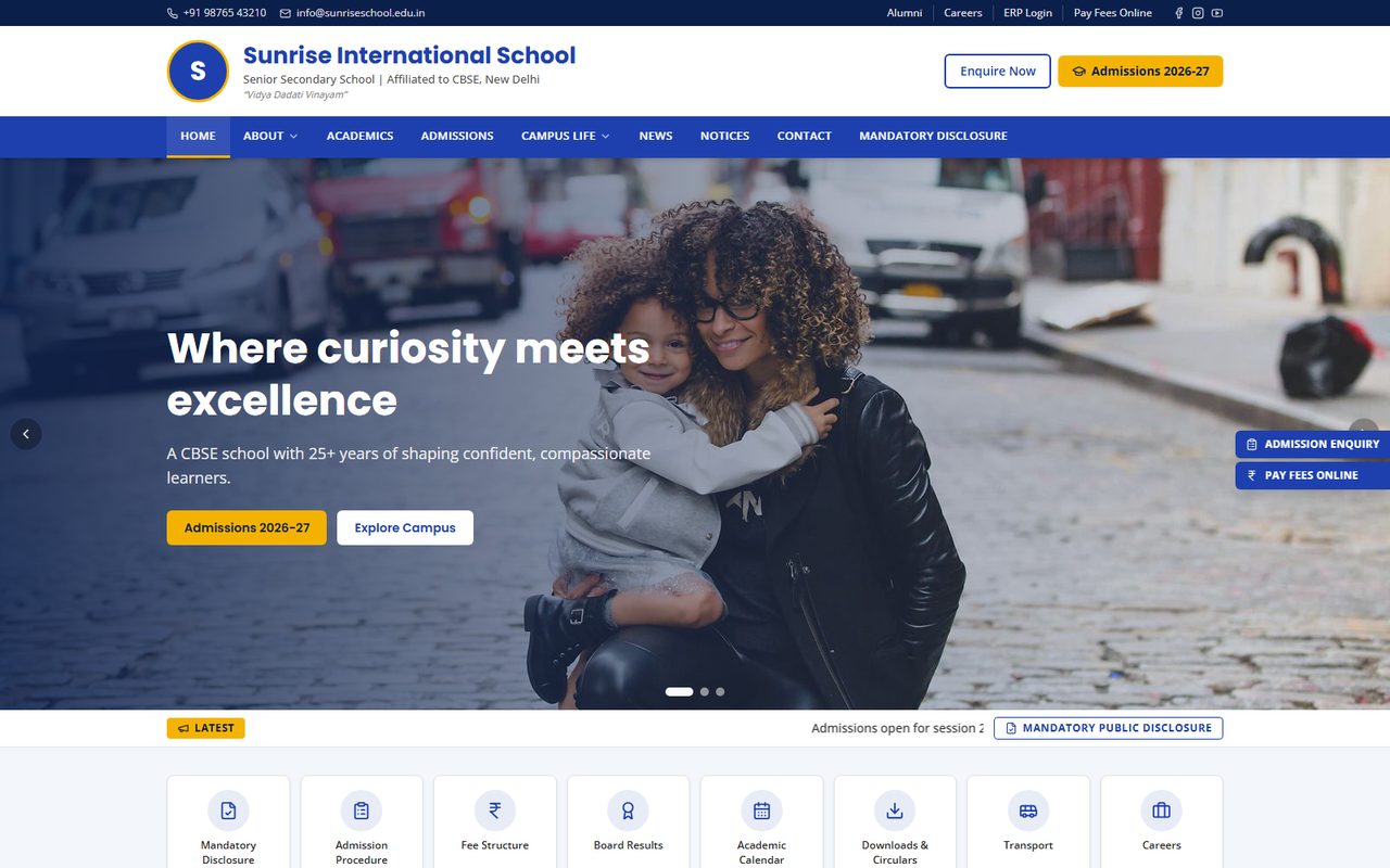 Royal Blue Public template