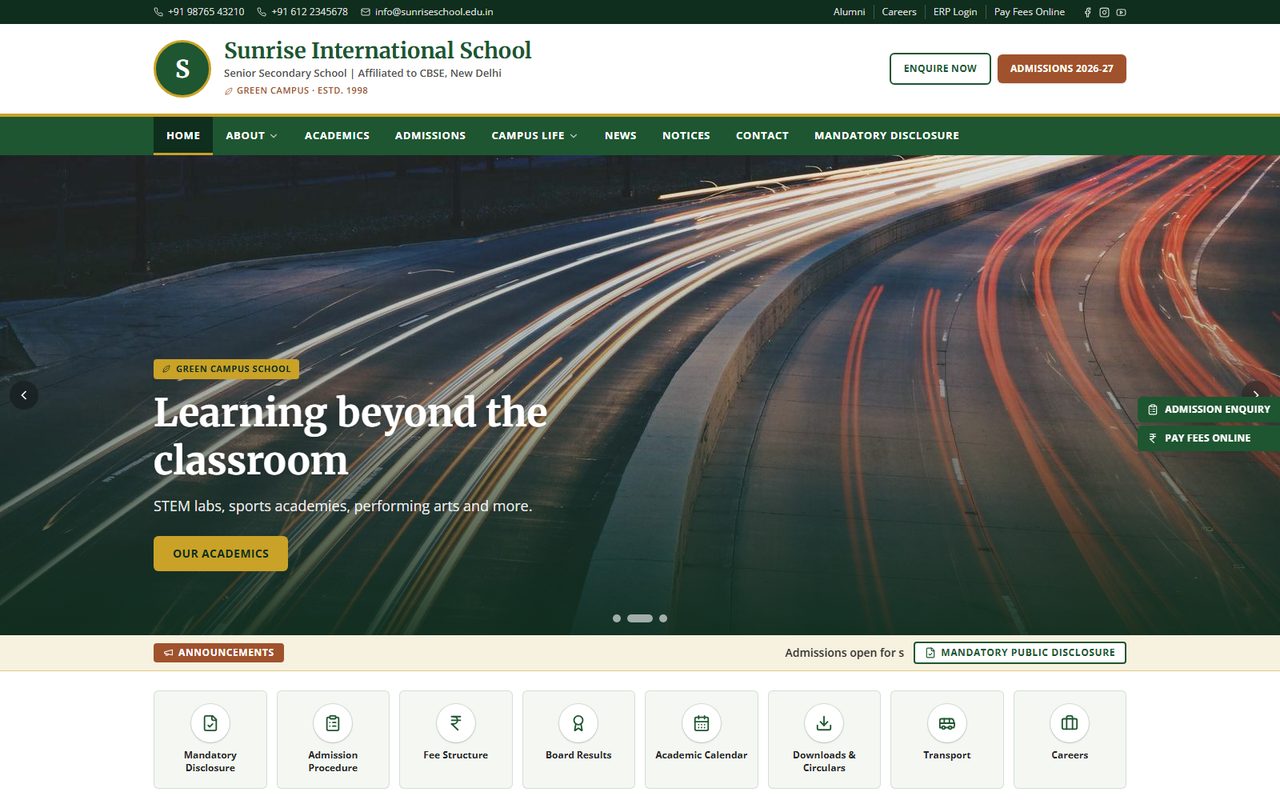 Green Campus template